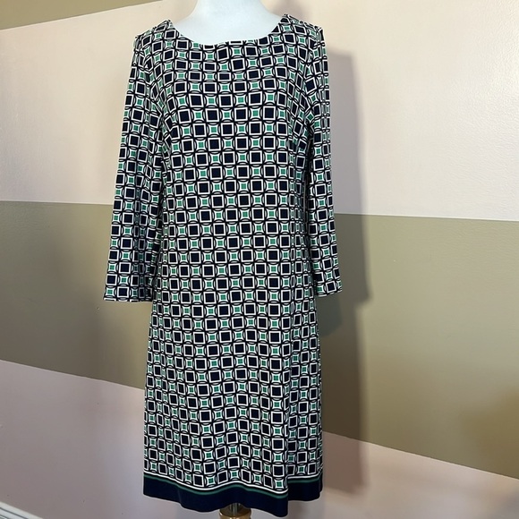 Talbots Classic 3/4 sleeve dress size 8 - Picture 2 of 9